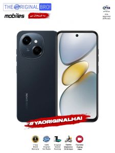Tecno Spark Go 1 - 4GB RAM - 128GB Storage - PTA Approved - 12 Months Warranty - Black - The Original Bro Mobiles - TOB52